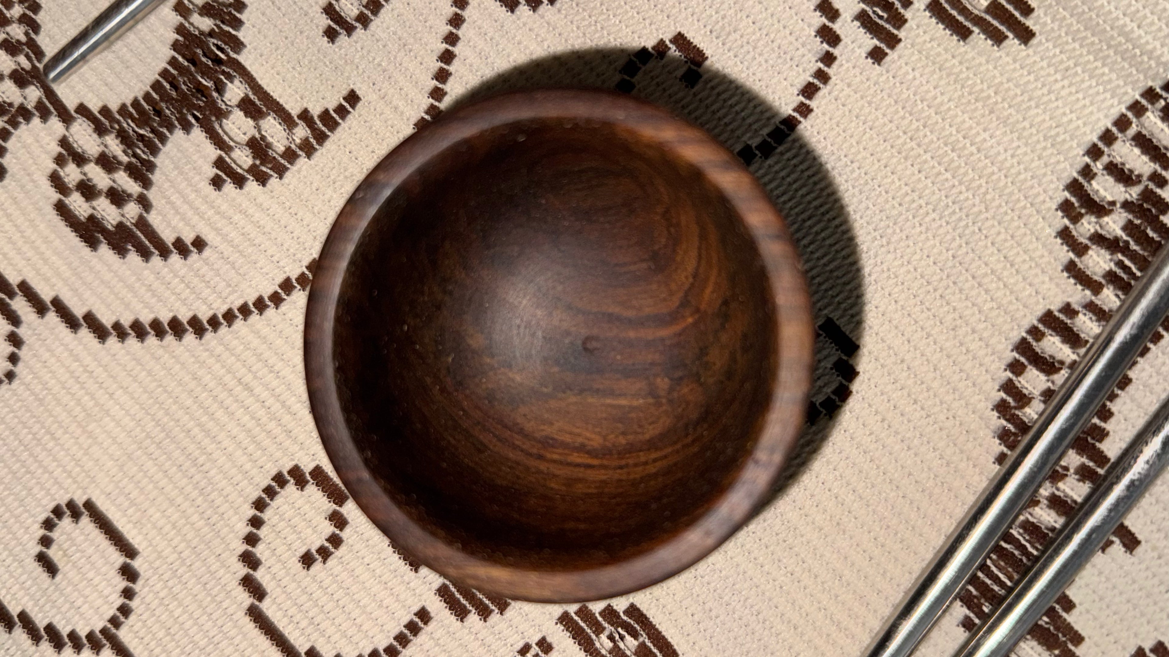 Handcrafted Sandalwood Chopsticks & Dipping Bowl Set
