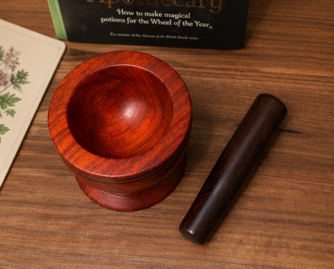 Handcrafted Wooden Mortar & Pestle