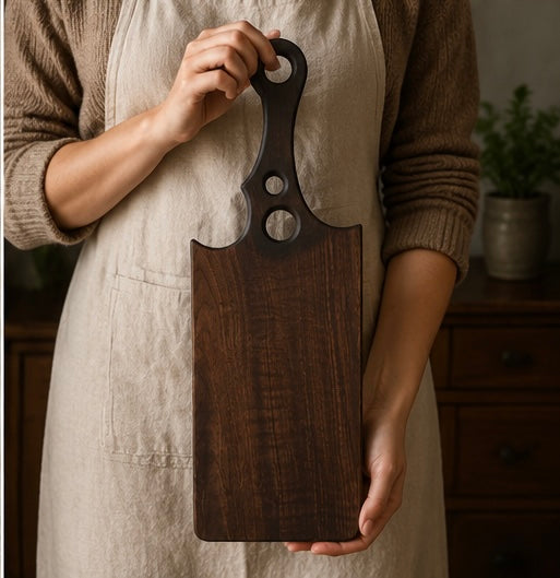 Handcrafted American Walnut Serving Board – 23”