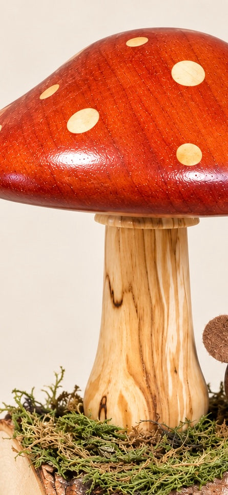 Handcrafted Woodland Mushroom & Mouse