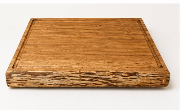 Handcrafted Solid Oak Serving & Charcuterie Board – 14.5”