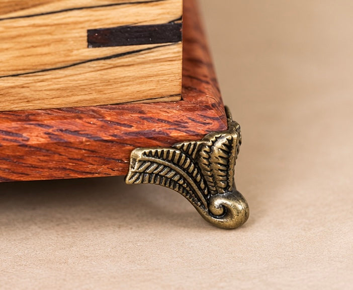 Spalted Beech & Australian Silky Oak Tea Box