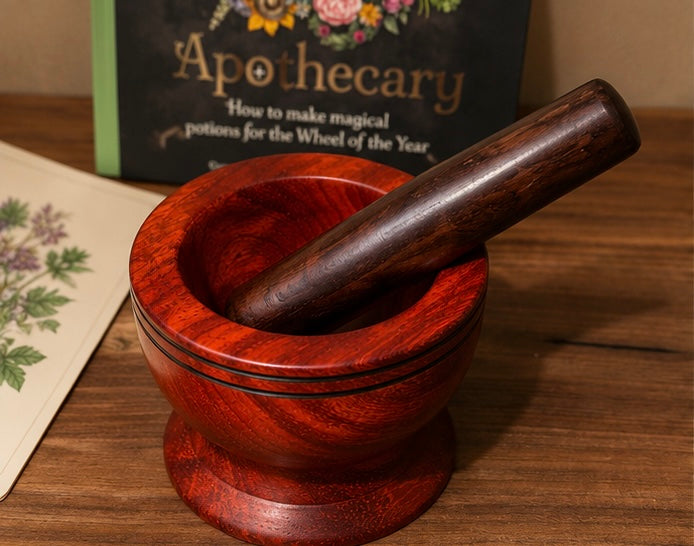 Handcrafted Wooden Mortar & Pestle