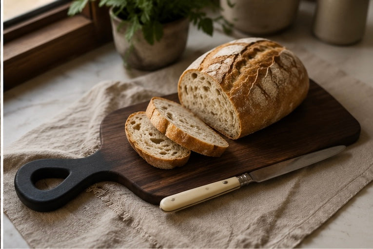 Handcrafted Black Walnut Serving Board – 20”