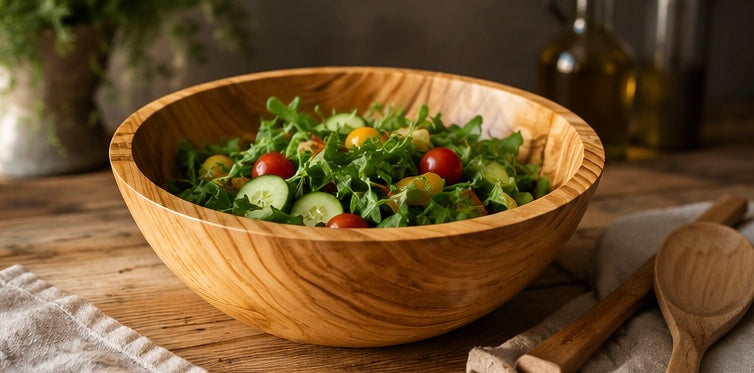 Hand-Turned Cherry Wood Bowl