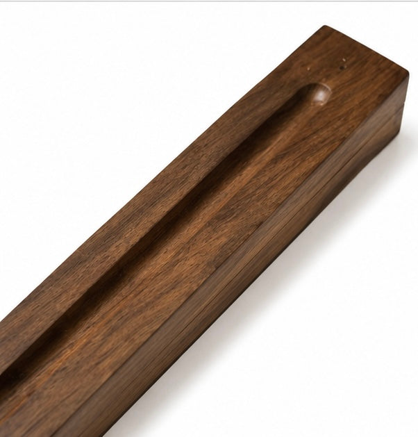 Sandalwood Incense Holder Box – Handmade Wooden Incense Burner & Storage Box – Ash Catcher