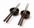 Handcrafted Sandalwood Chopsticks & Dipping Bowl Set