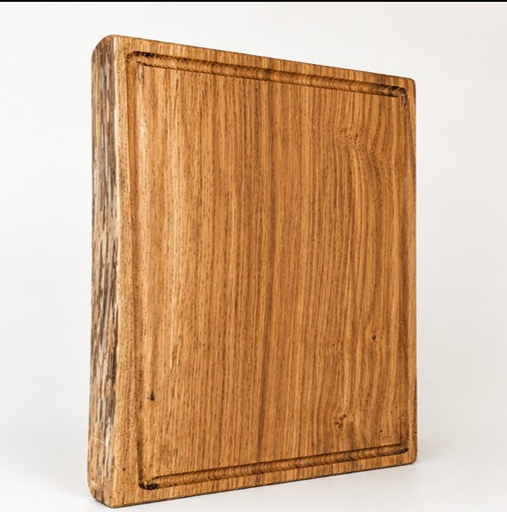 Handcrafted Solid Oak Serving & Charcuterie Board – 14.5”