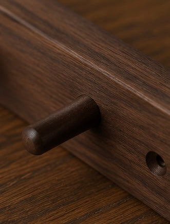 Handcrafted Solid Black Walnut Key Hooks