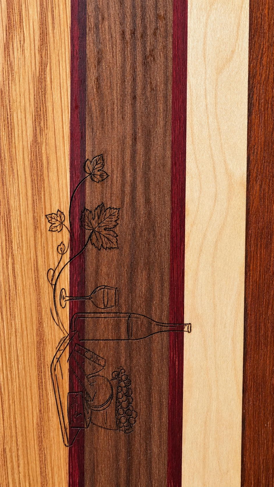 Handcrafted Exotic Hardwood Serving Board