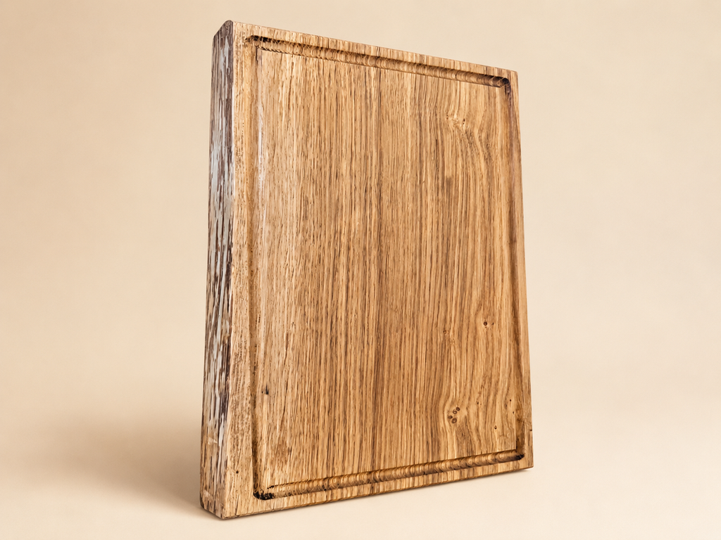 Handcrafted Solid Oak Serving & Charcuterie Board
