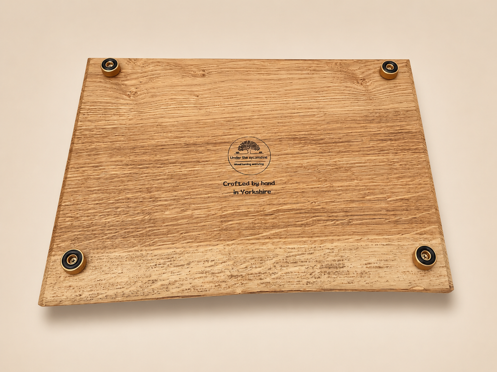 Handcrafted Solid Oak Serving & Charcuterie Board