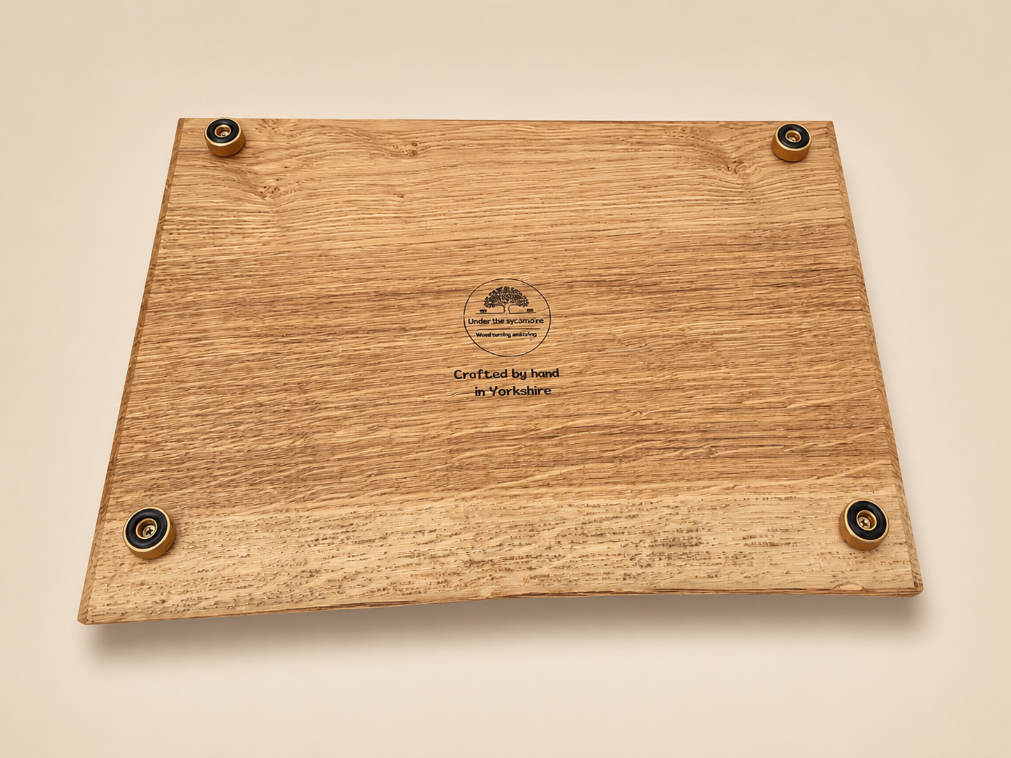 Handcrafted Solid Oak Serving & Charcuterie Board
