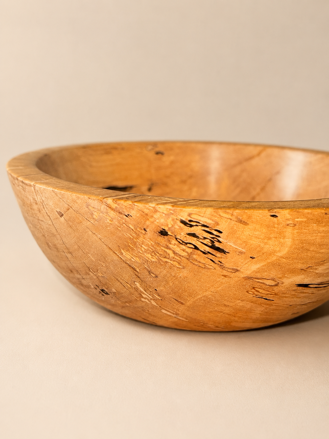 Spalted Birch Bowl 9”