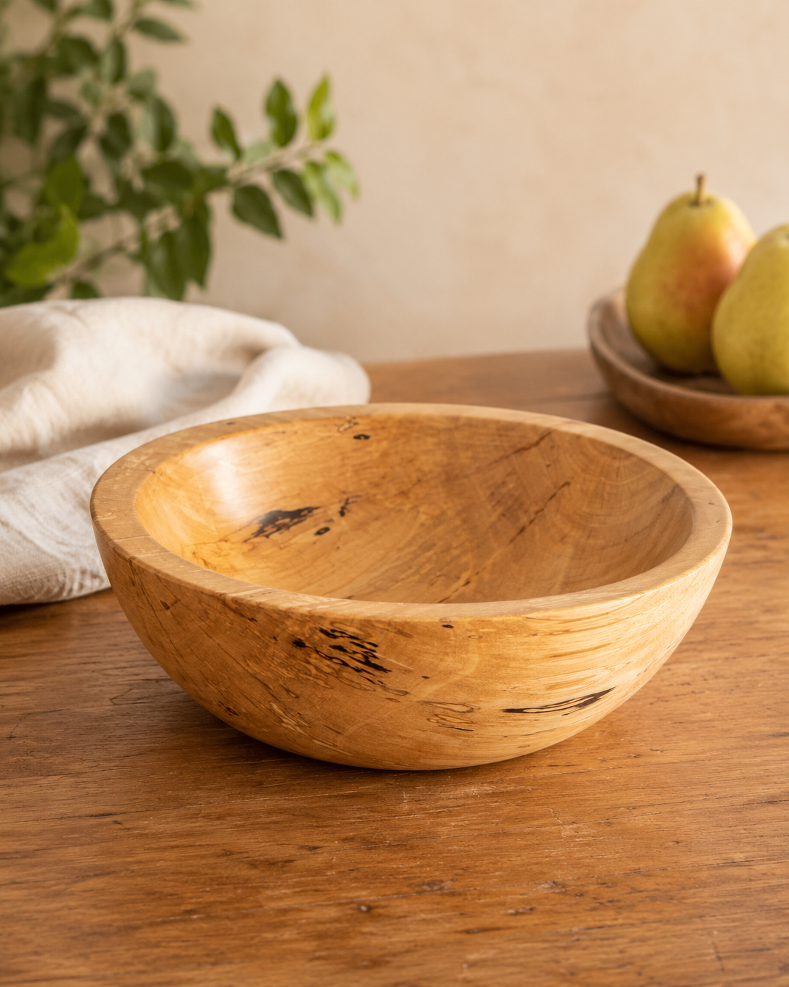 Spalted Birch Bowl 9”