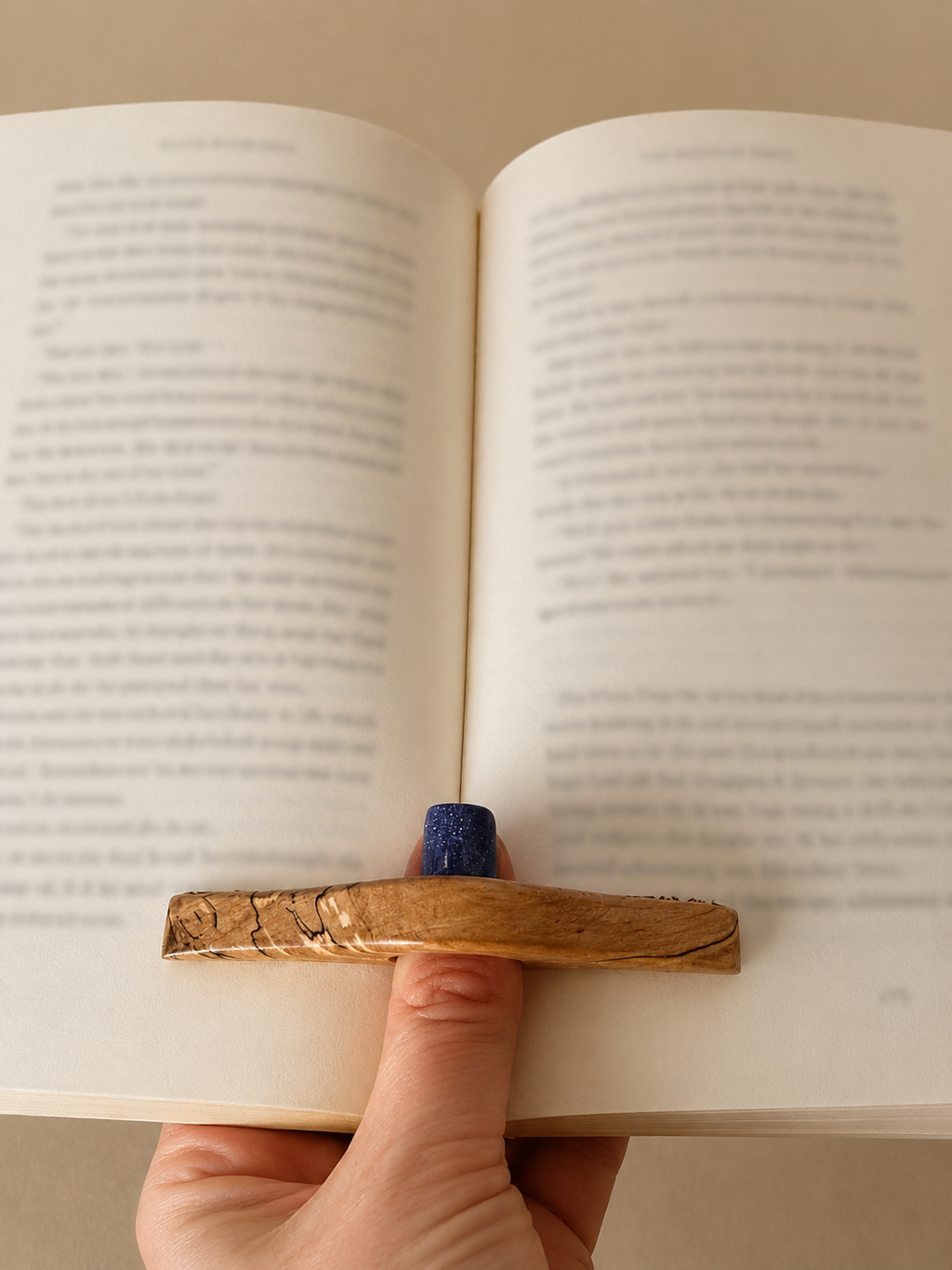 Handmade Wooden Page Holder