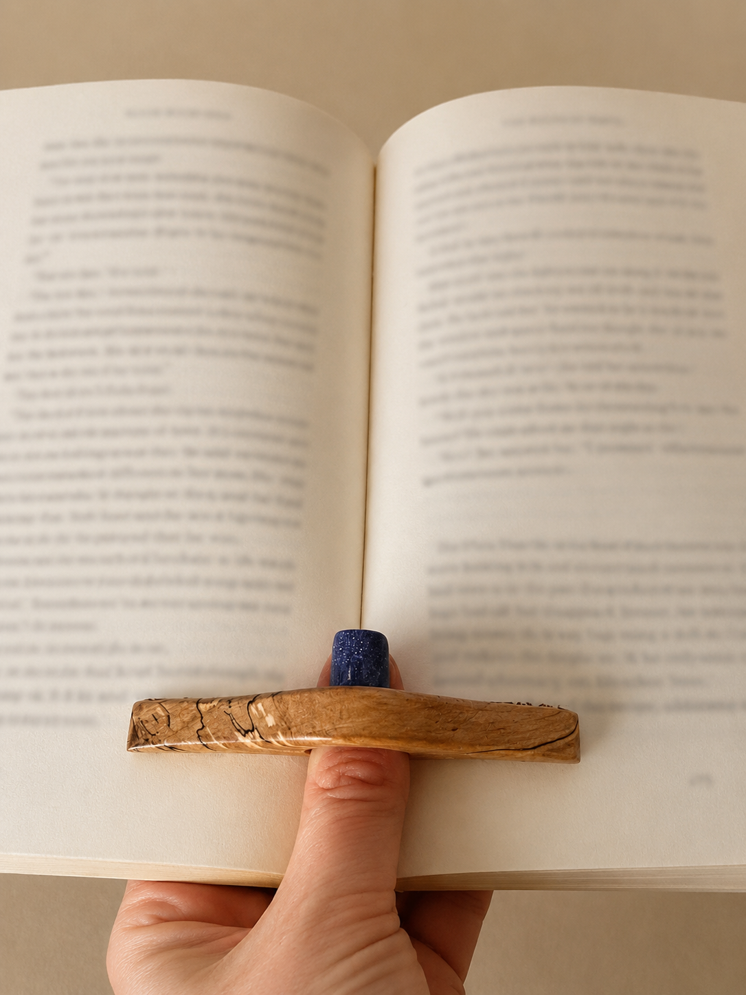 Handmade Wooden Page Holder