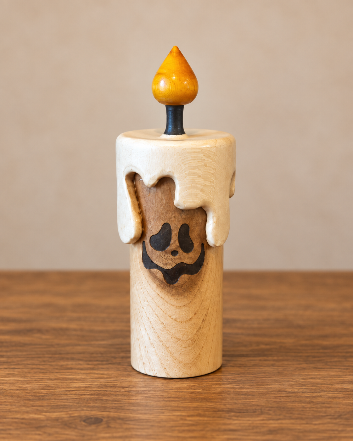 Wooden Halloween Candle Characters