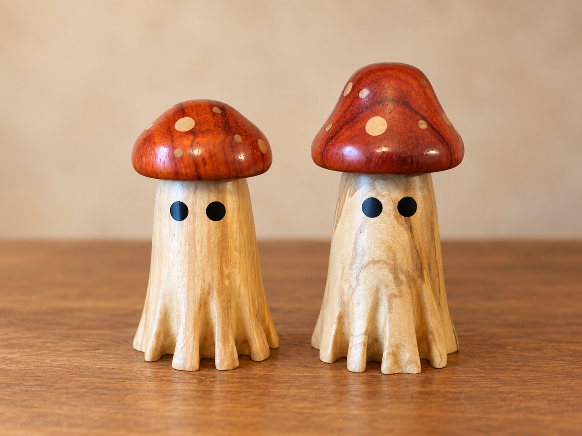 Wooden Mushroom Ghost