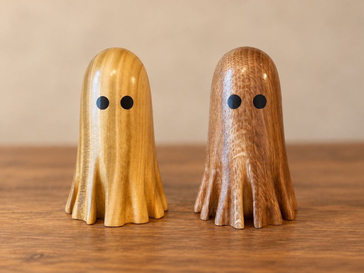 Handmade Wooden Ghost